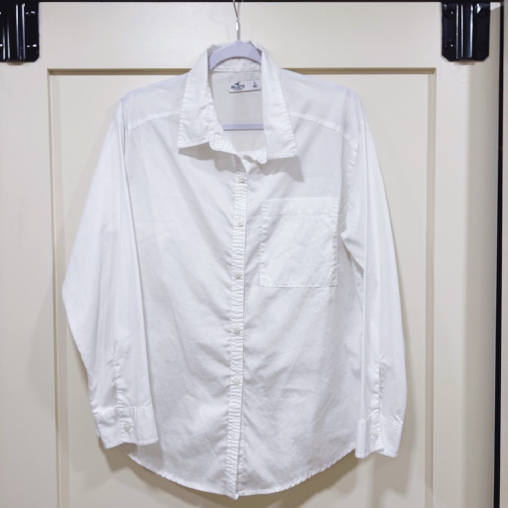 Classic White Button Up Shirt